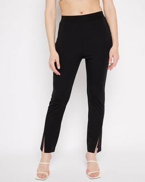skinny fit jeggings with elasticated waist