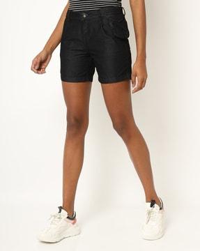 skinny fit shorts