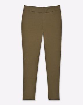 skinny fit treggings with insert pockets
