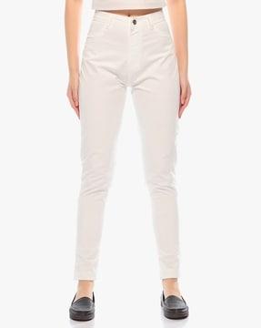 skinny jeans with button closure