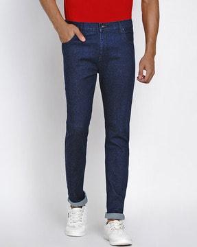 skinny jeans with mid-rise waist