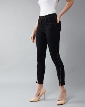 skinny jeans with slits