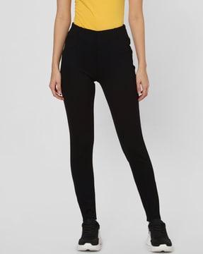 skinny jeggings with elasticated waist