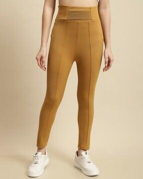 skinny jeggings with elasticated waist