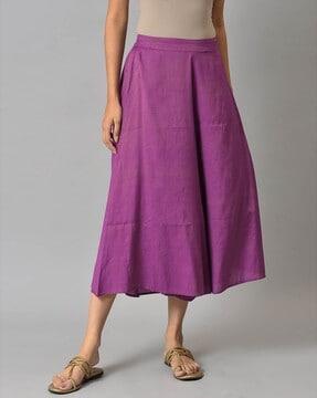 skirt with semi-elasticated waist