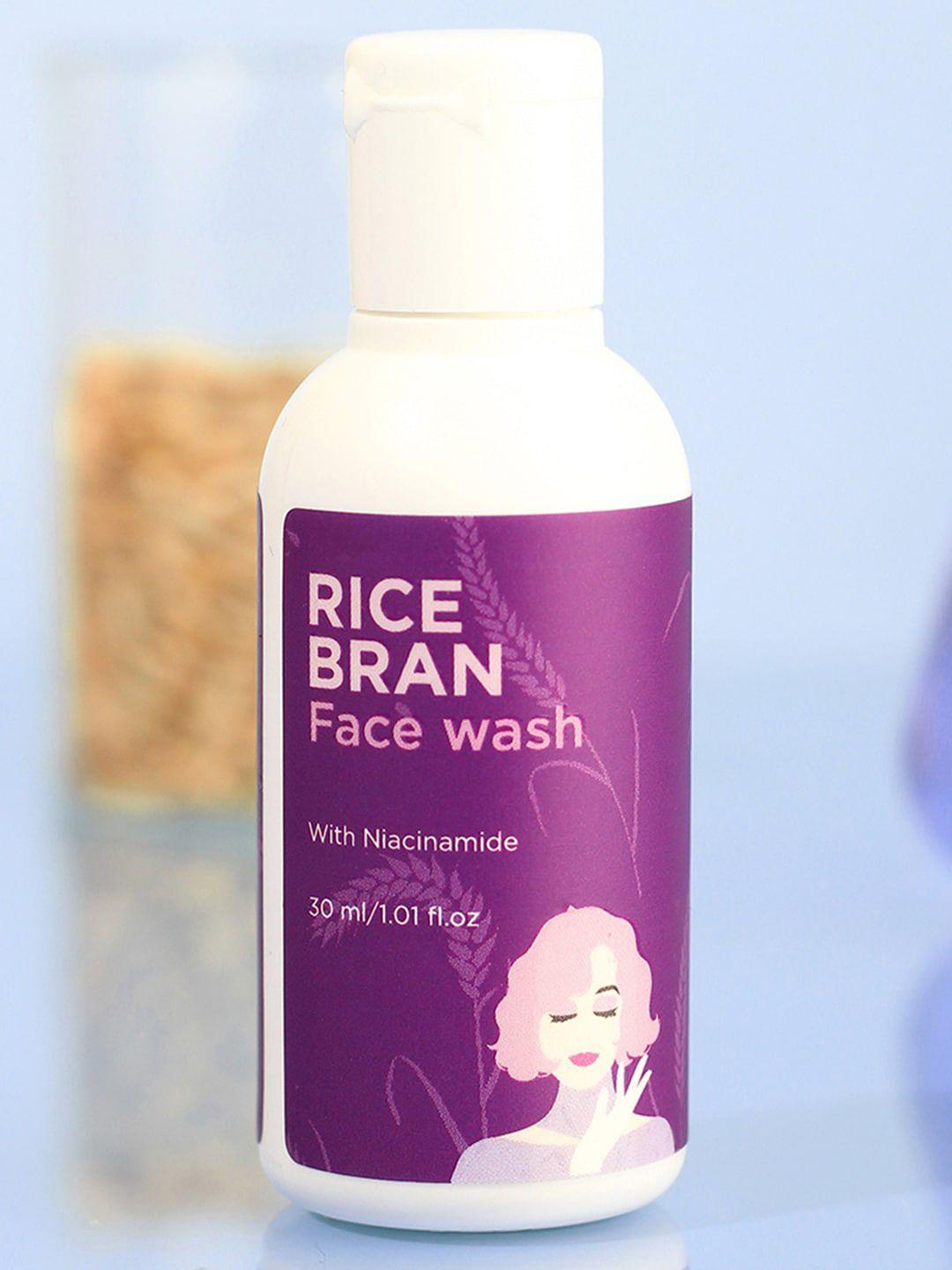 skivia rice bran enhances glow mini face wash-30 ml