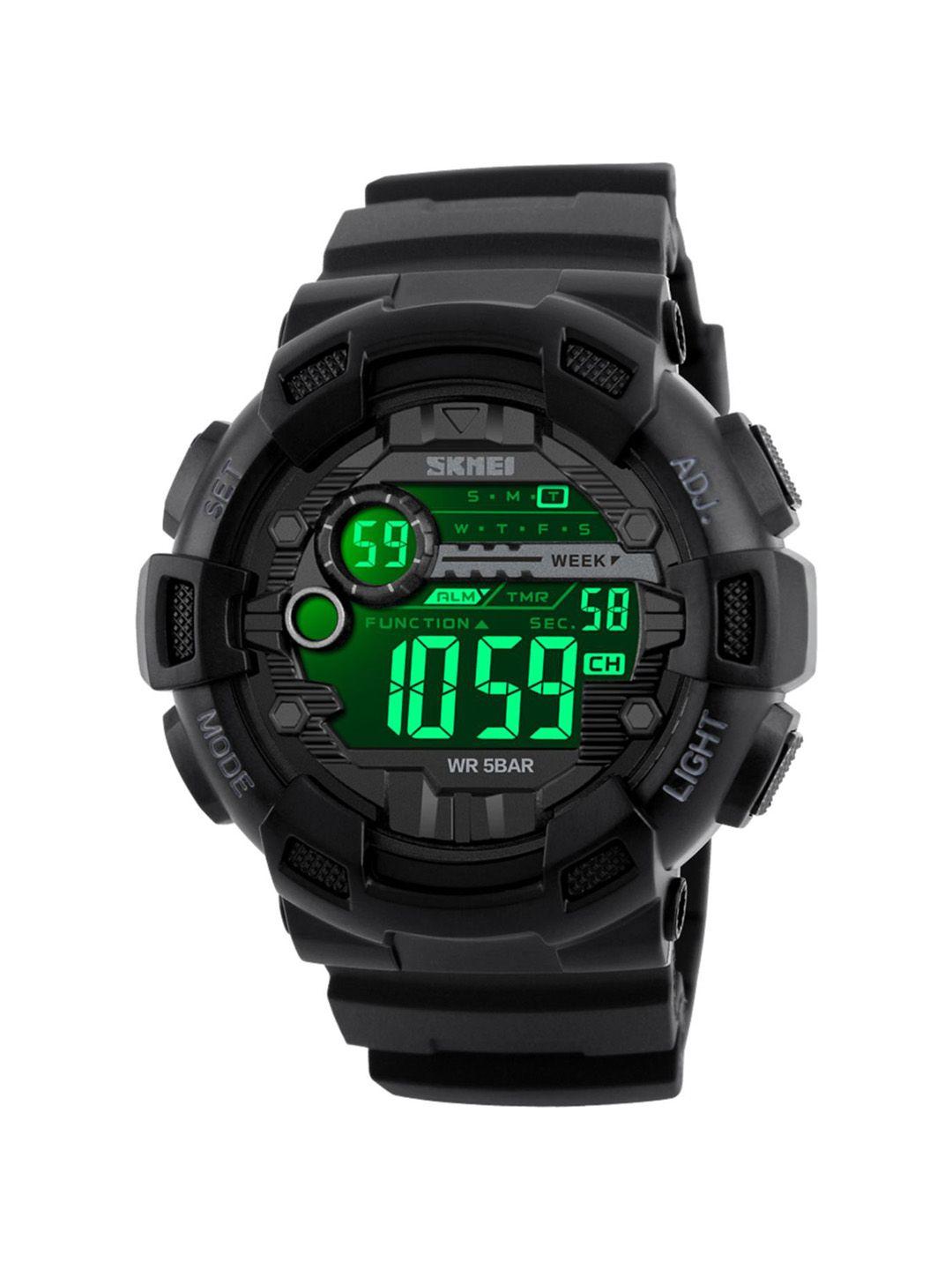 skmei men black digital watch 1243