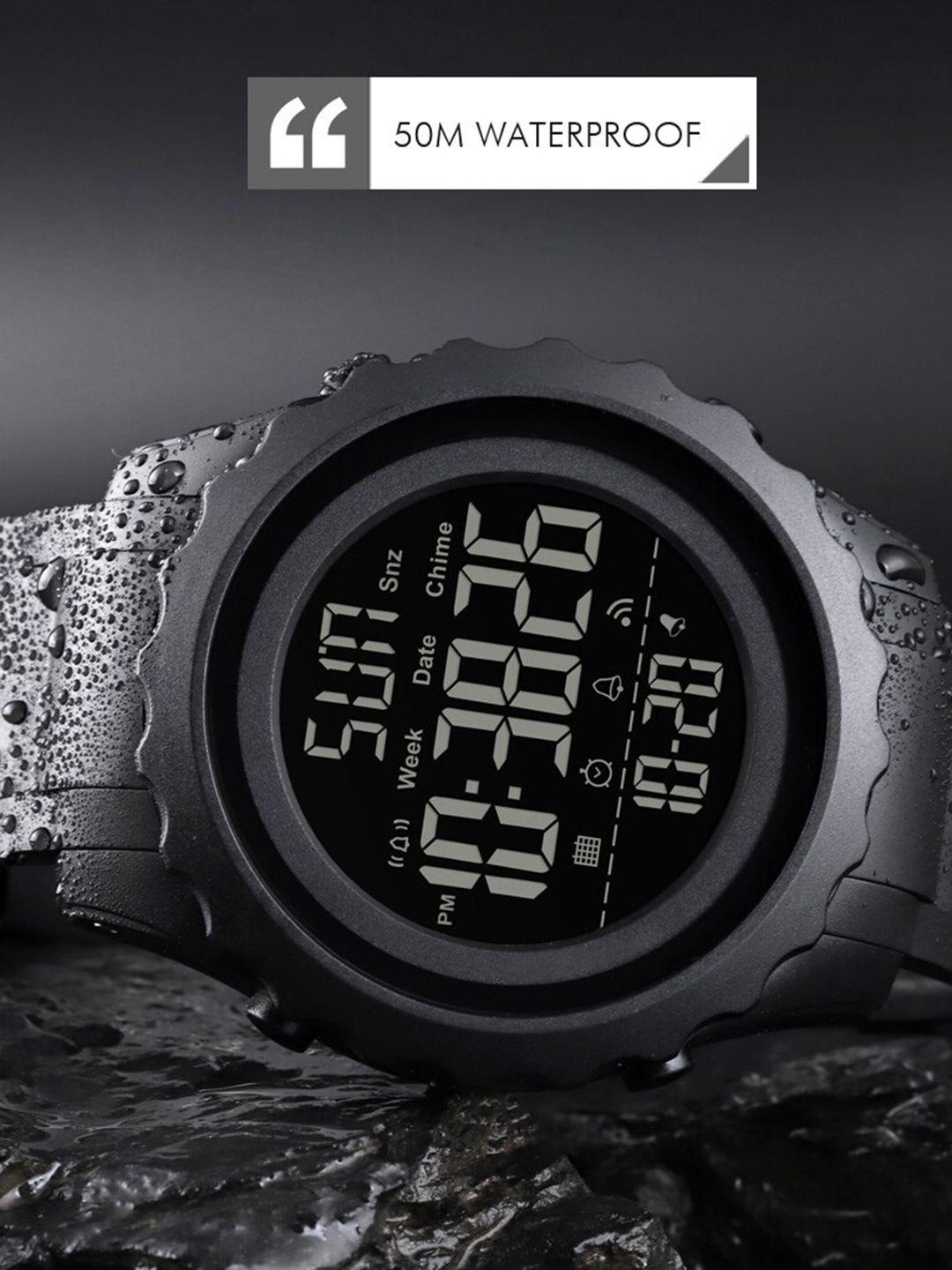 skmei men digital multi function solar powered watch skmei1624blkorg