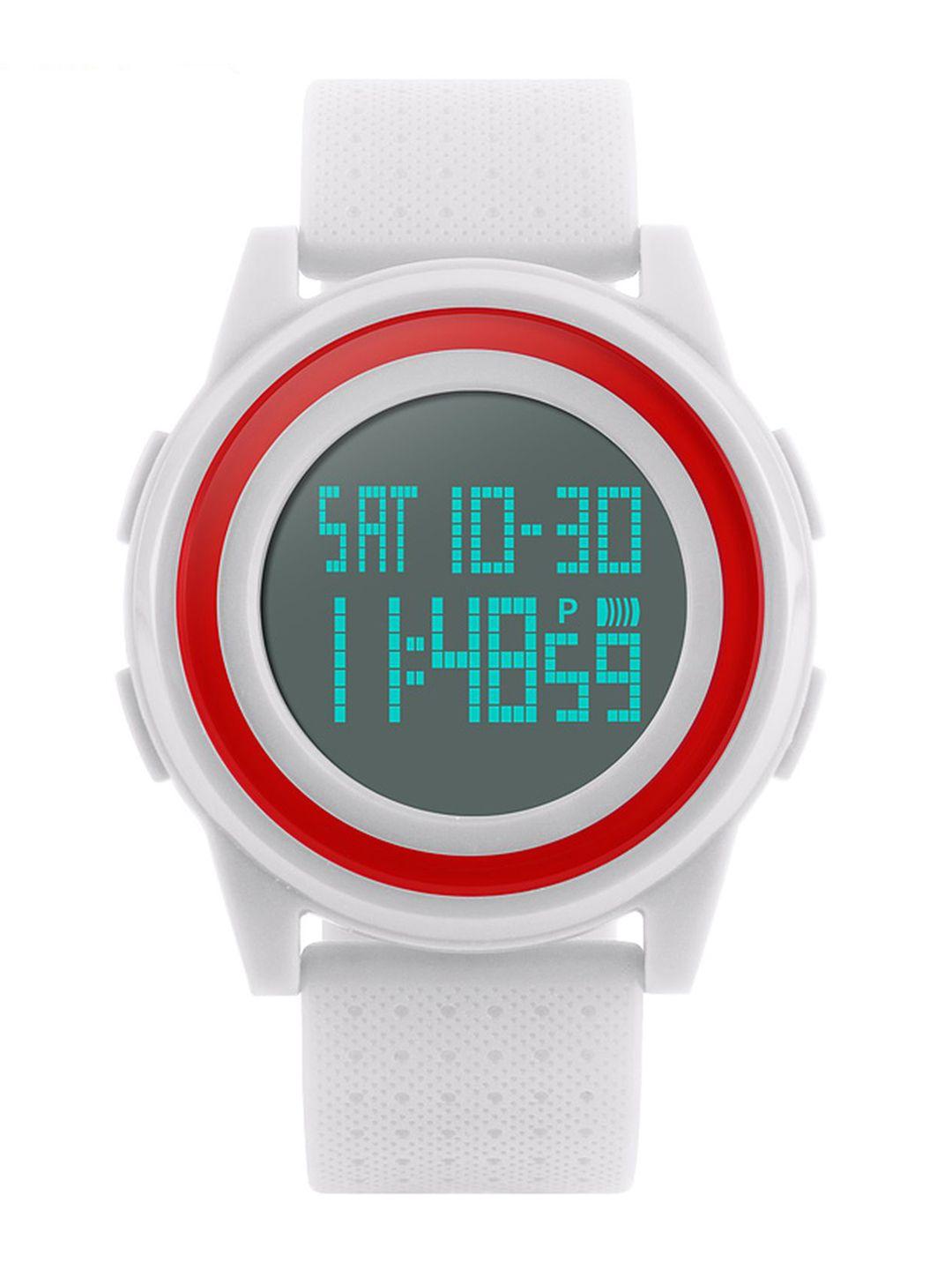 skmei men white digital watch 1206