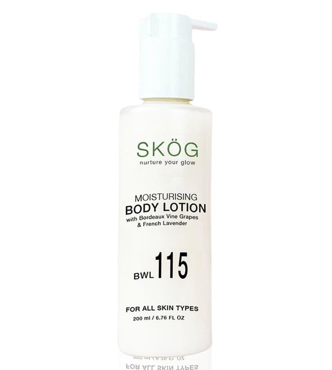 skog moisturising body lotion with bordeaux vine grape extract & french lavender bwl 115 - 200 ml