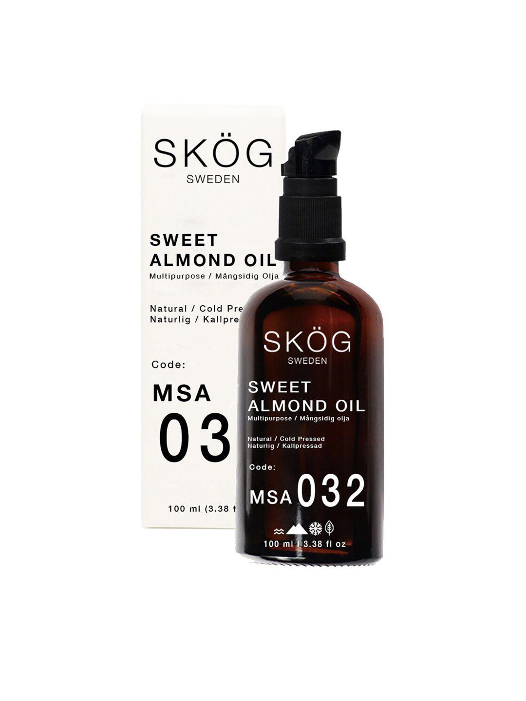 skog sweet cold press almond oil-100 ml