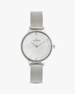skw2149 analogue watch with mesh strap
