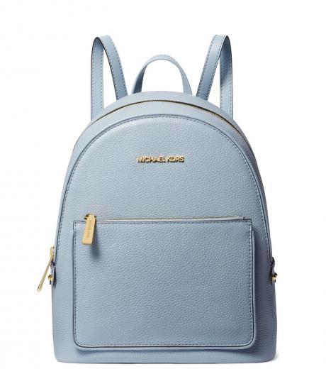 sky blue pebbles medium backpack