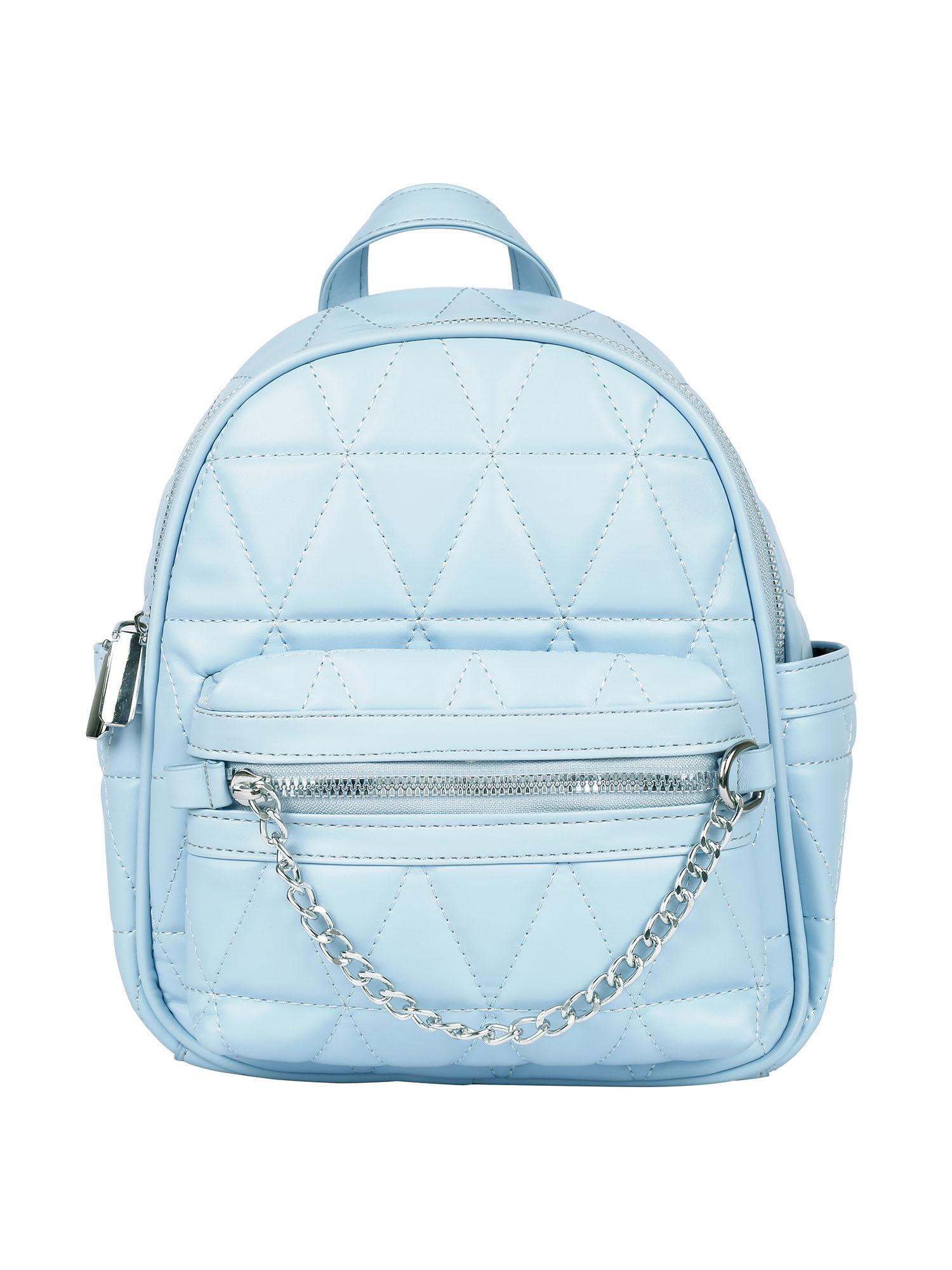 sky blue luxury women backpack (s)