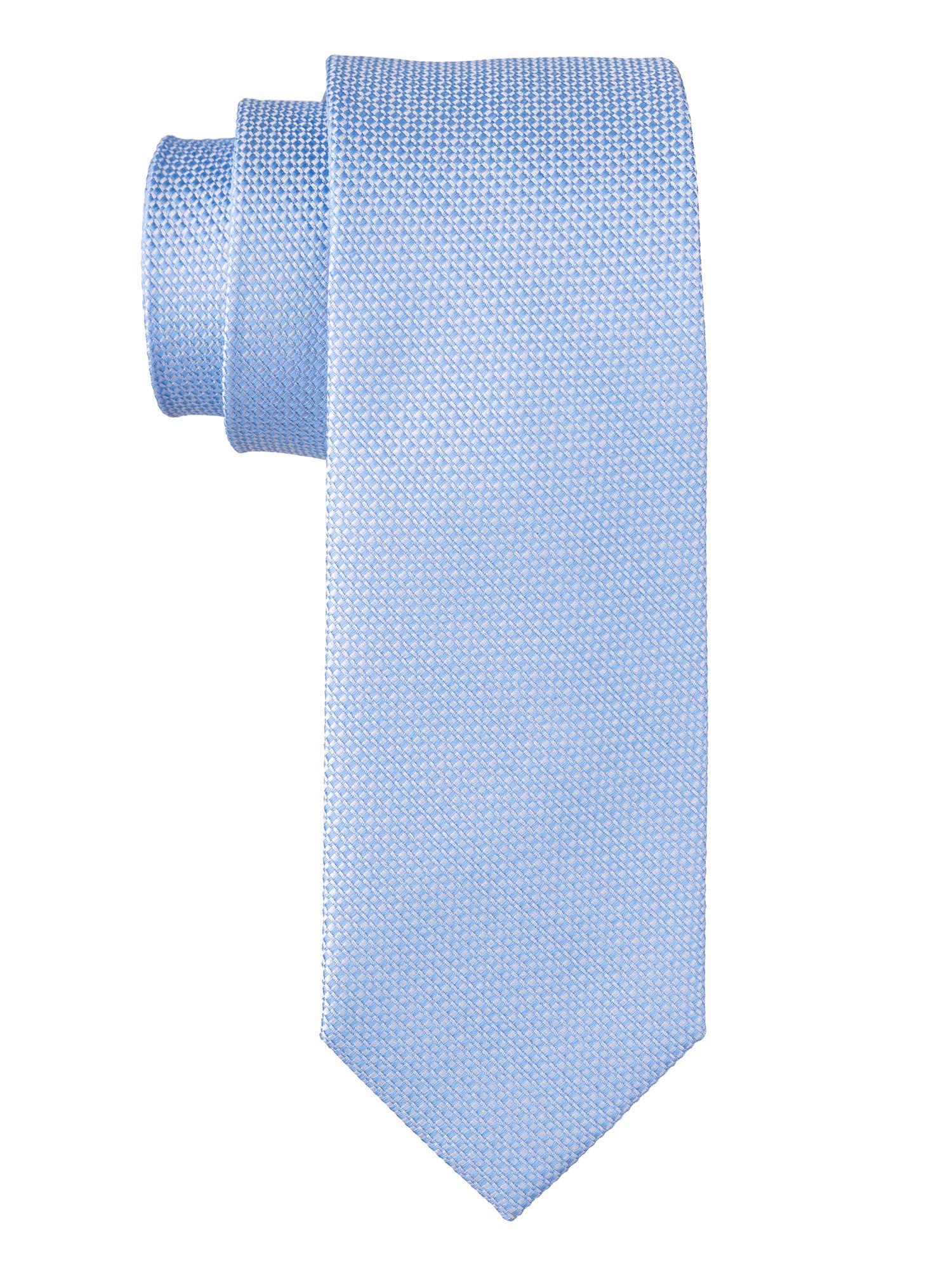 sky blue with texture silk tie
