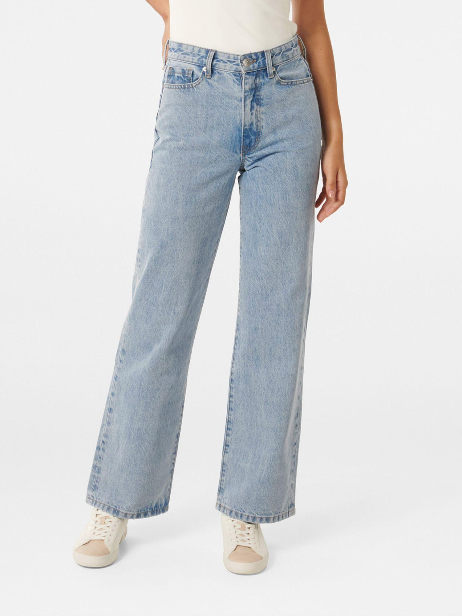 sky straight leg jeans-blue