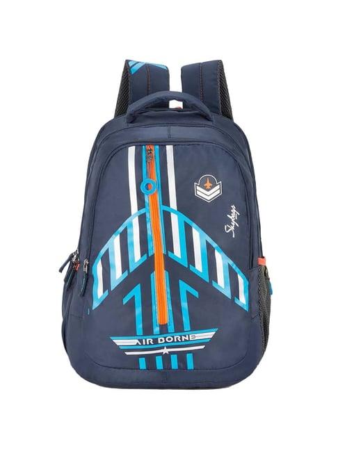 skybags 34 ltrs blue medium backpack