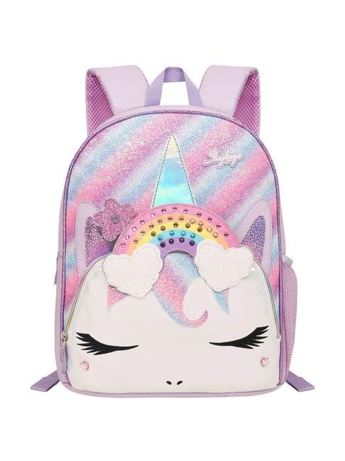 skybags unicorn 02 25 ltrs purple medium backpack