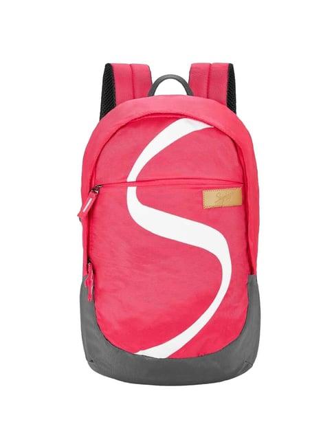 skybags 17 ltrs pink medium backpack