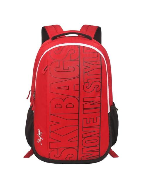 skybags 22 ltrs graf plus 03 red medium backpack