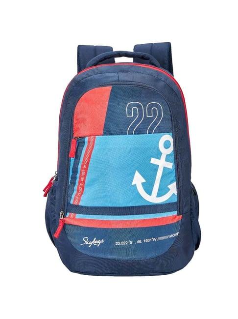 skybags 28 ltrs navy medium backpack