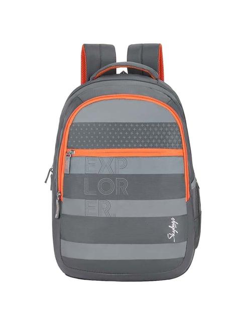 skybags 31 ltrs grey medium laptop backpack