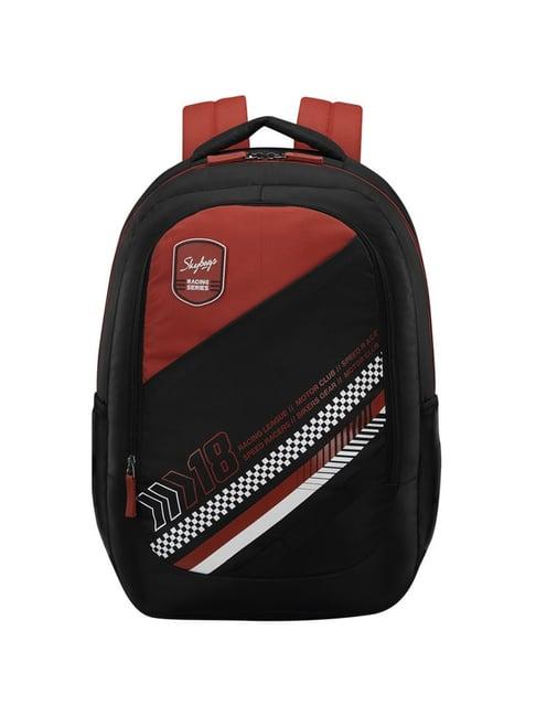 skybags bff 2 28 ltrs black & red medium backpack