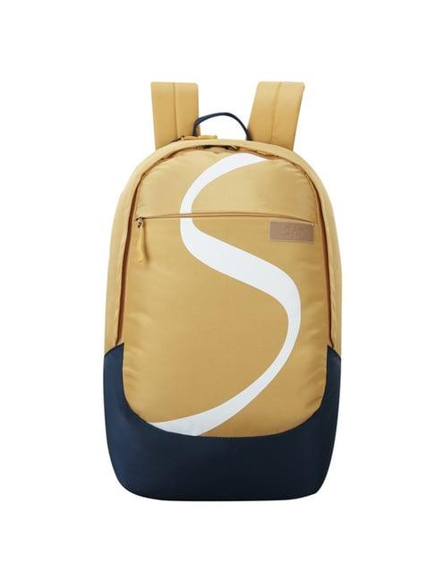 skybags boho 26 ltrs yellow medium backpack