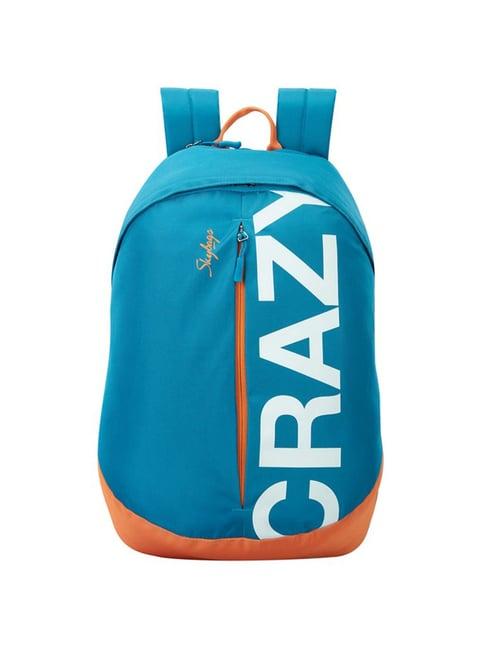 skybags boho crazy 19 ltrs blue medium backpack