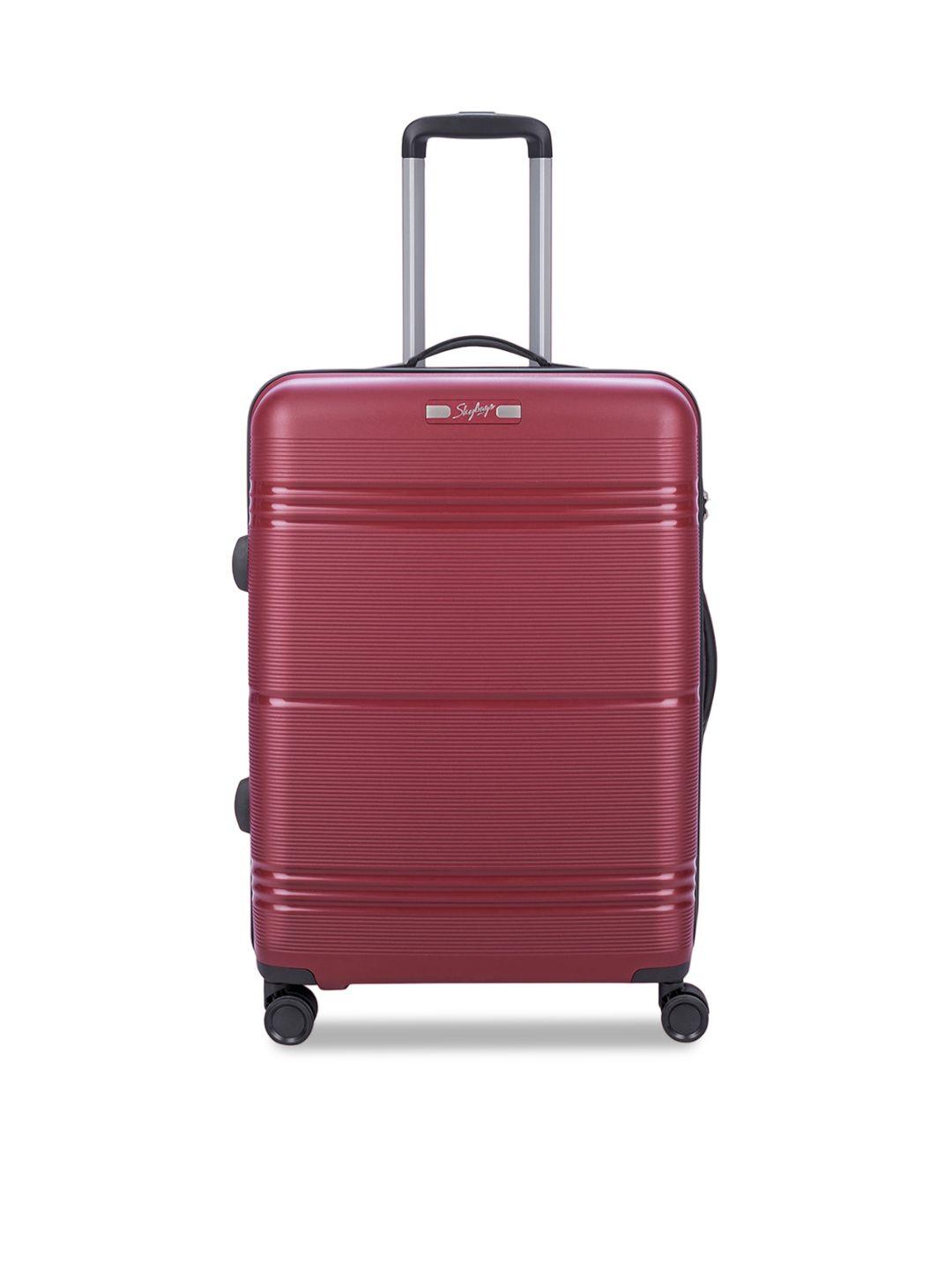 skybags hard -sided medium trolley suitcase