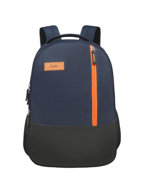 skybags maven 32 ltrs navy blue medium laptop backpack