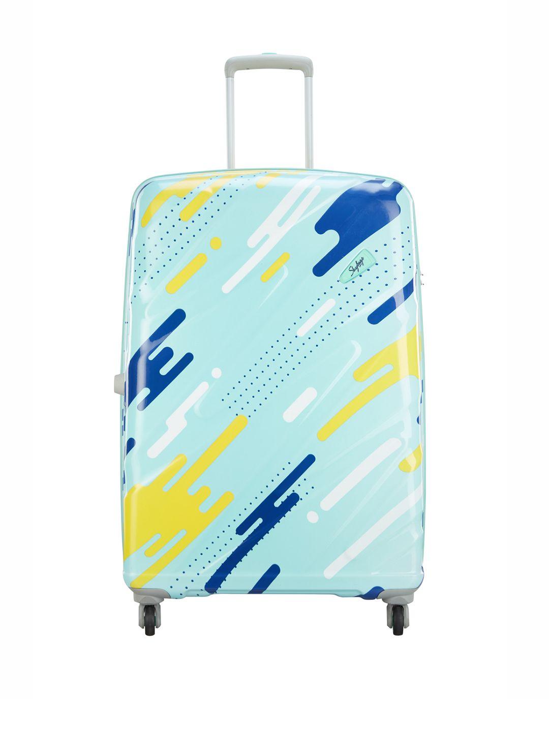 skybags shooting star 360 large hard sided trolley suitcase - 80 cm