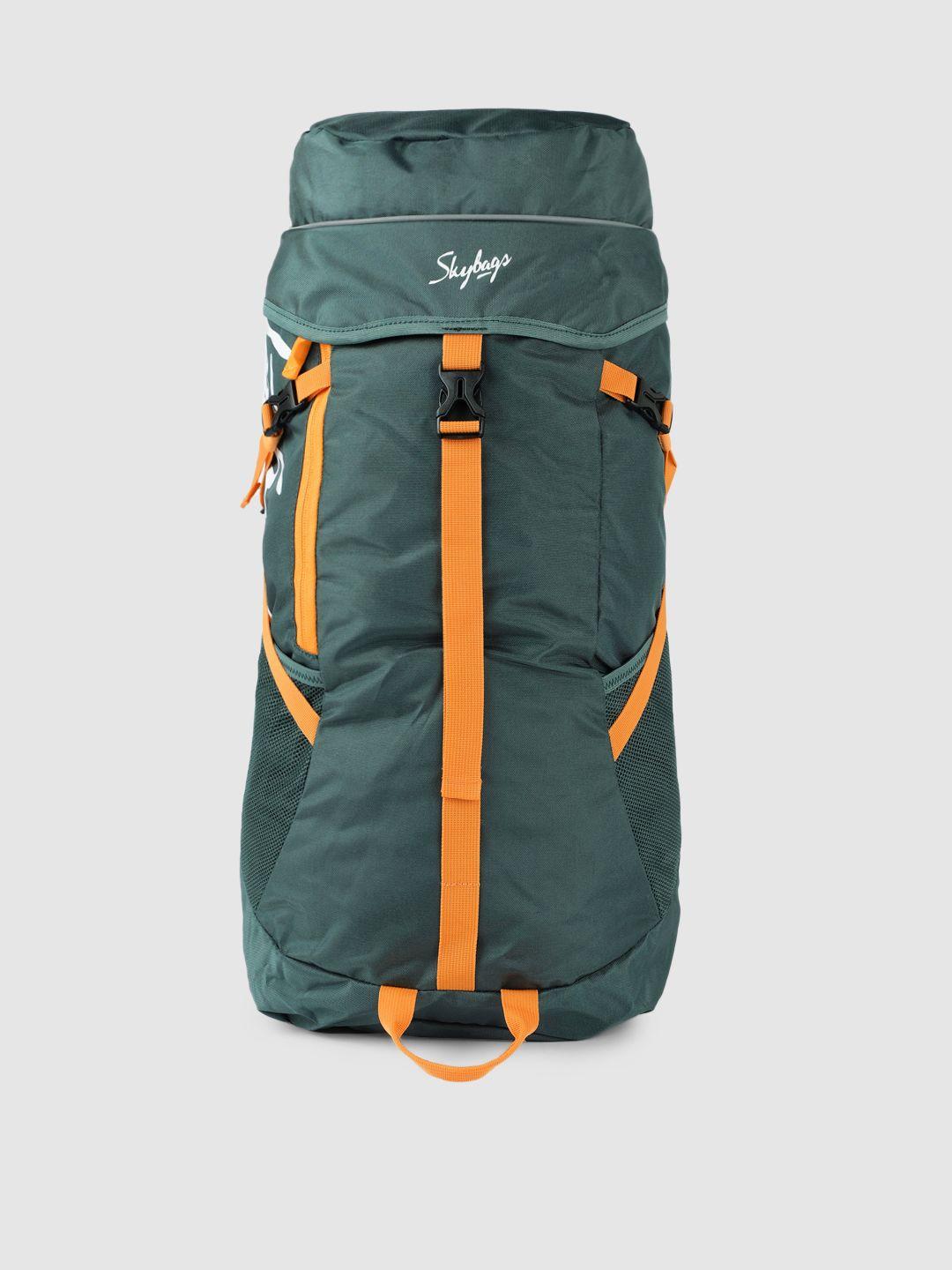 skybags unisex green sonic solid rucksack