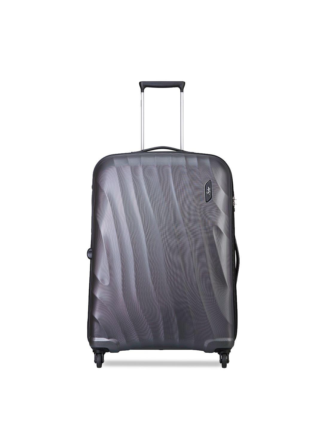 skybags unisex grey large trolley suitcase