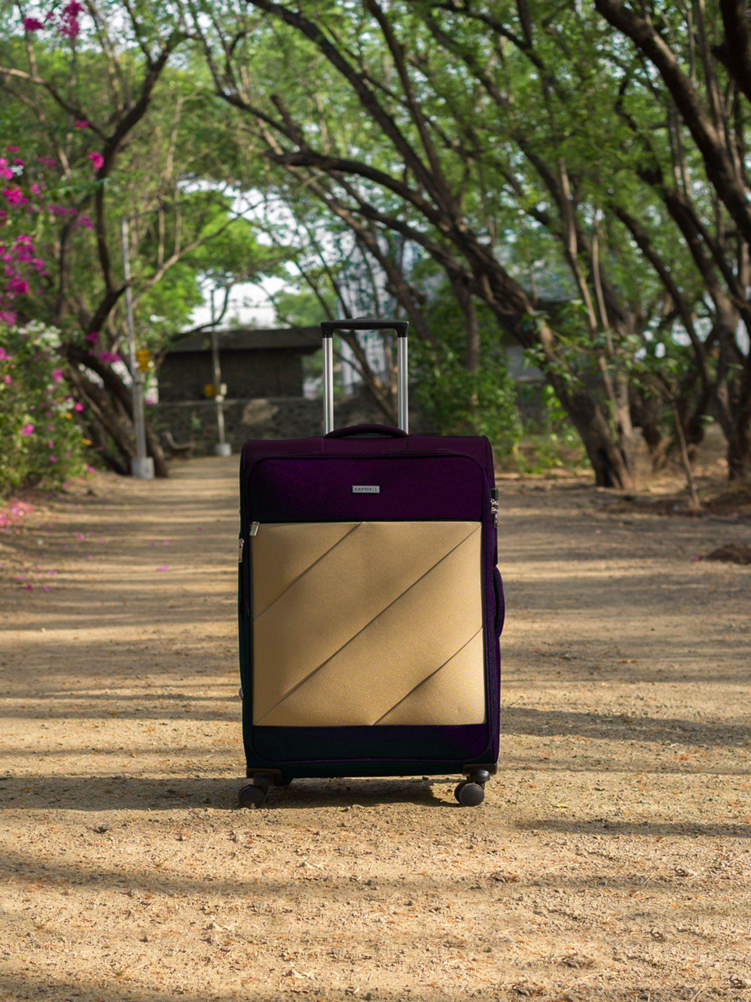 slash purple cabin luggage bag