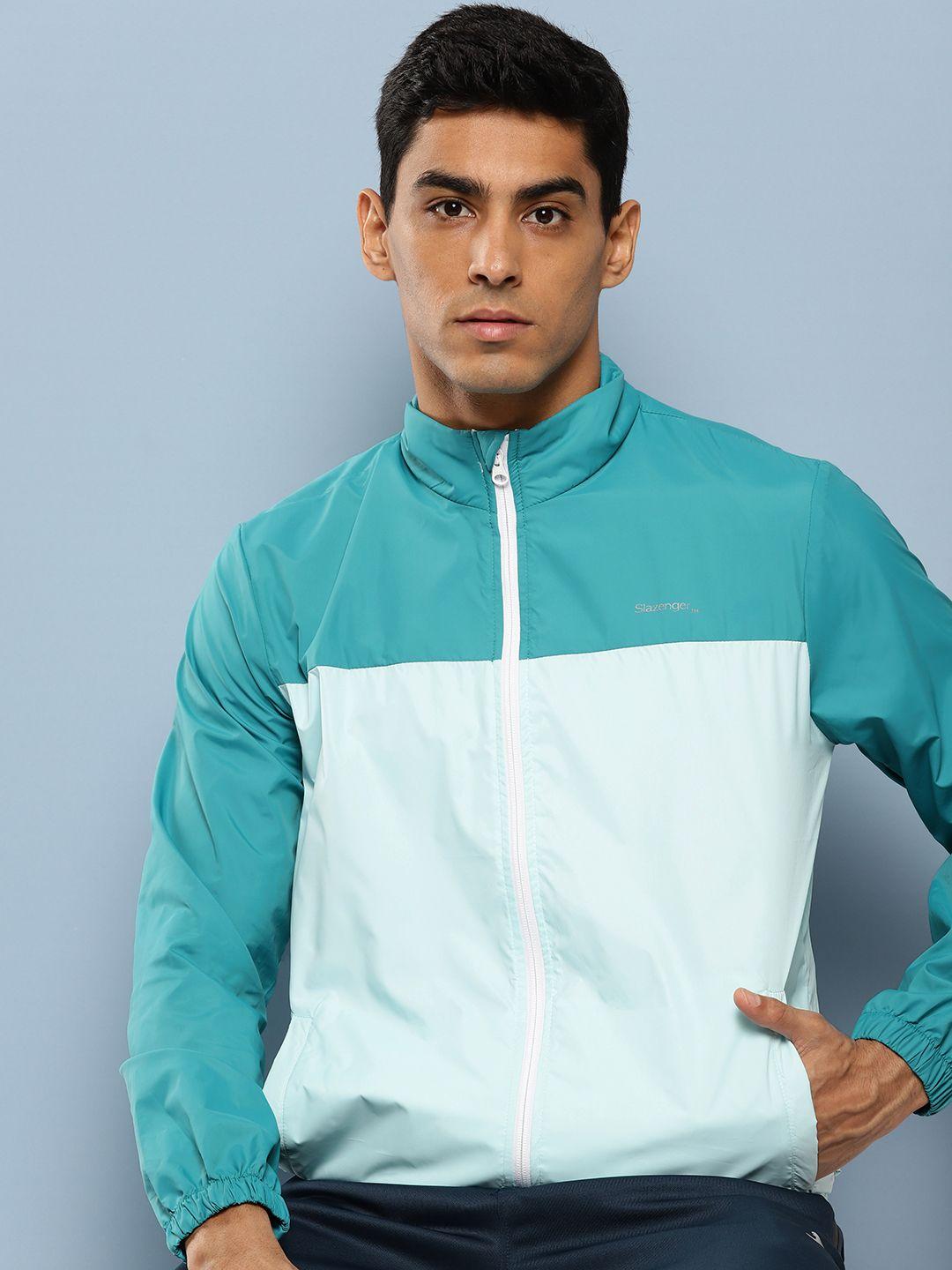 slazenger colourblocked ultra-dry sporty jacket