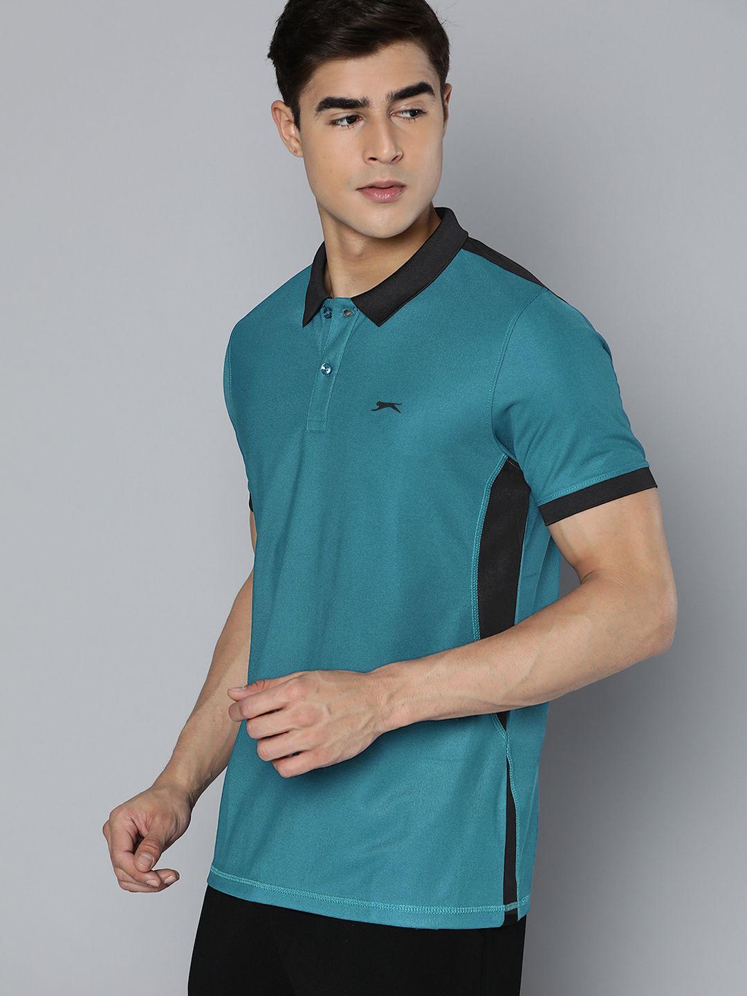 slazenger polo collar antimicrobial golf t-shirt