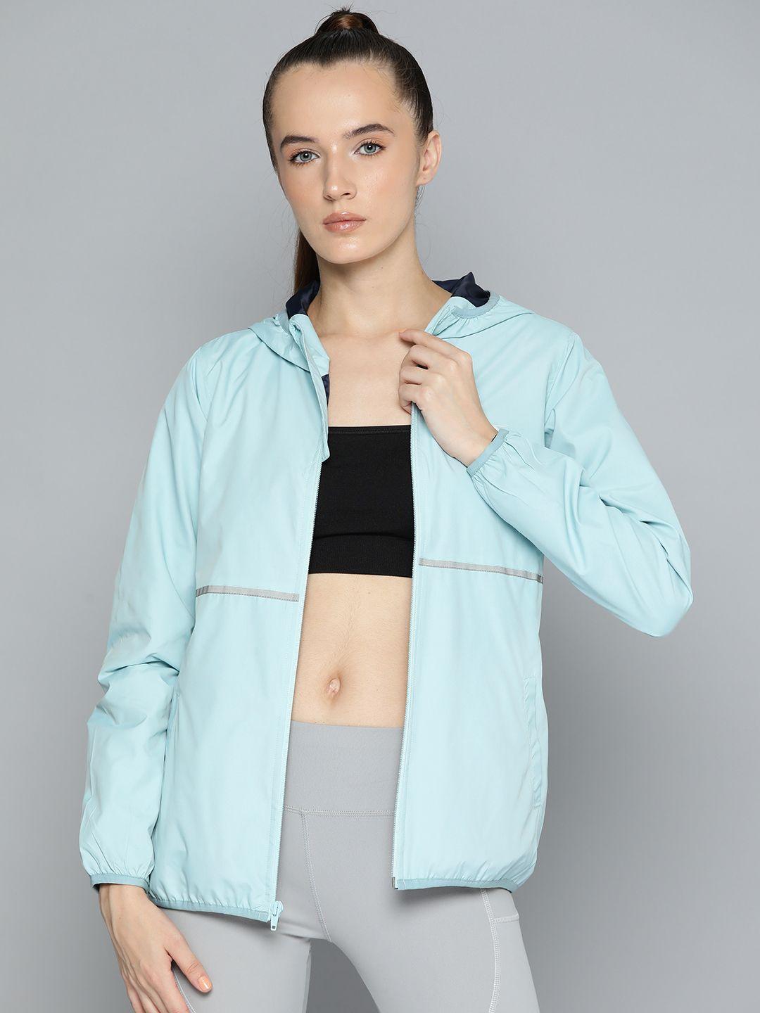 slazenger women printed ultra-dry  running sporty jacket