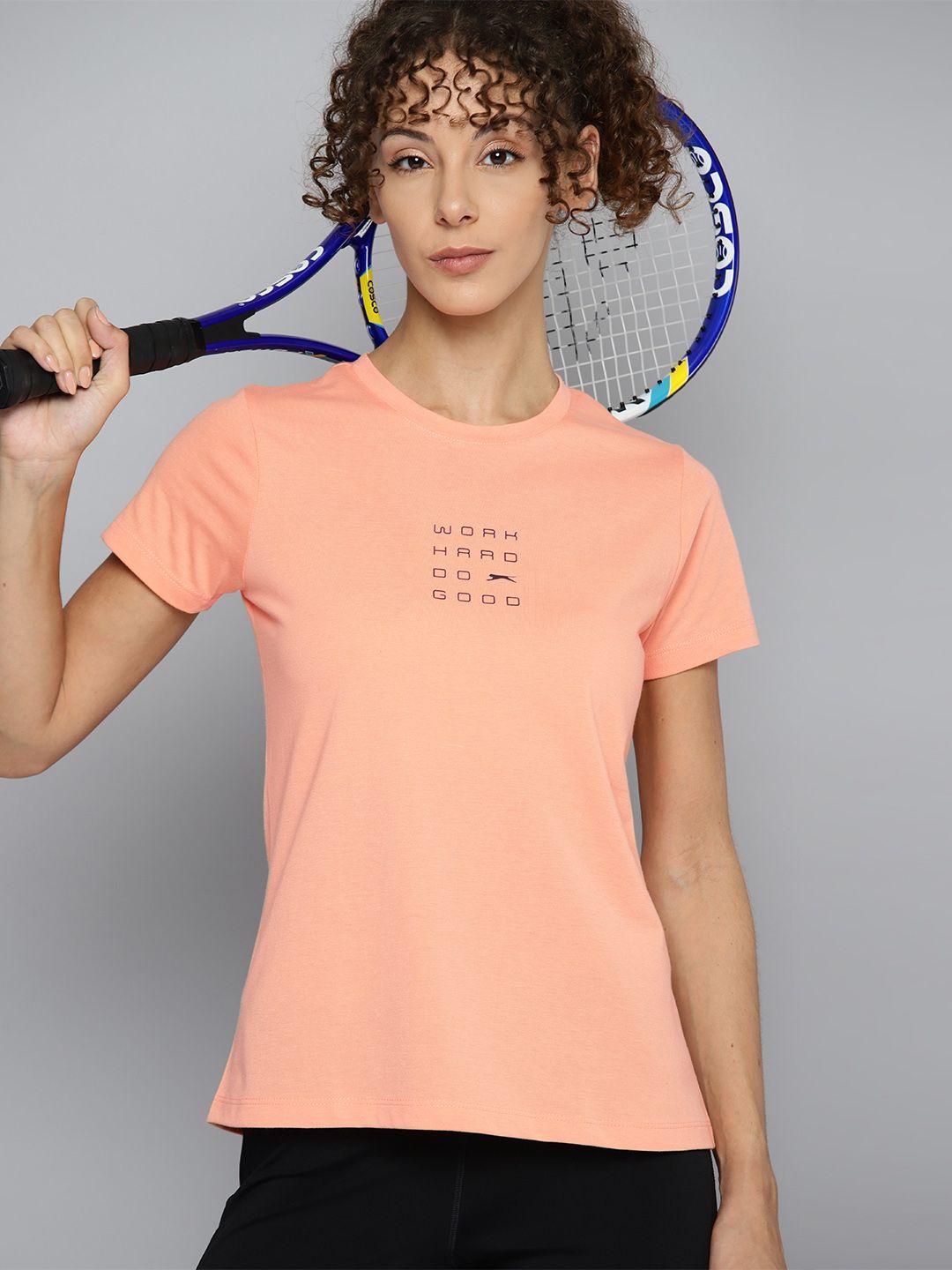 slazenger women typography printed t-shirt