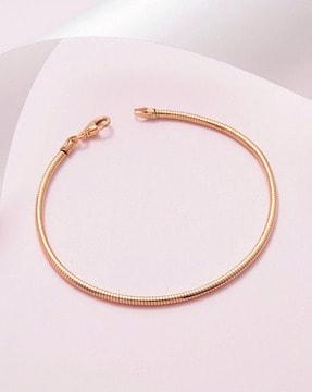 sleek & slender rose gold bracelet