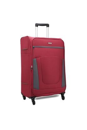 sleek red large and small combo set of 2 luggage (28 inch + 20 inch) - red