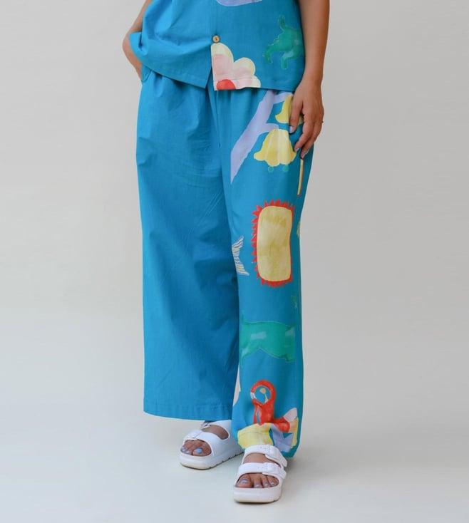 sleeplove teal summer nights pj pants