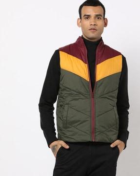 sleeveless quilted jacket