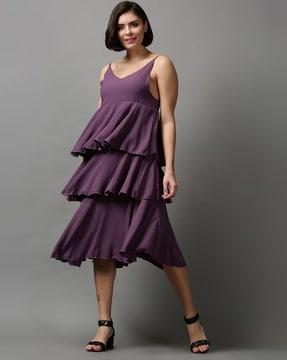 sleeveless a-line dress