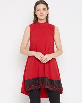 sleeveless a-line kurta