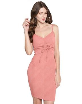 sleeveless bodycon dress