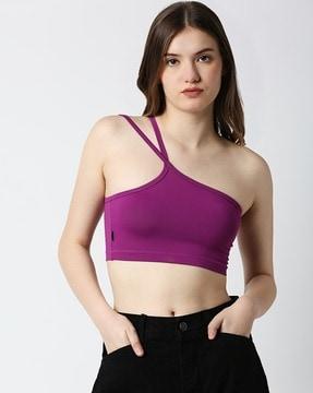 sleeveless crop top