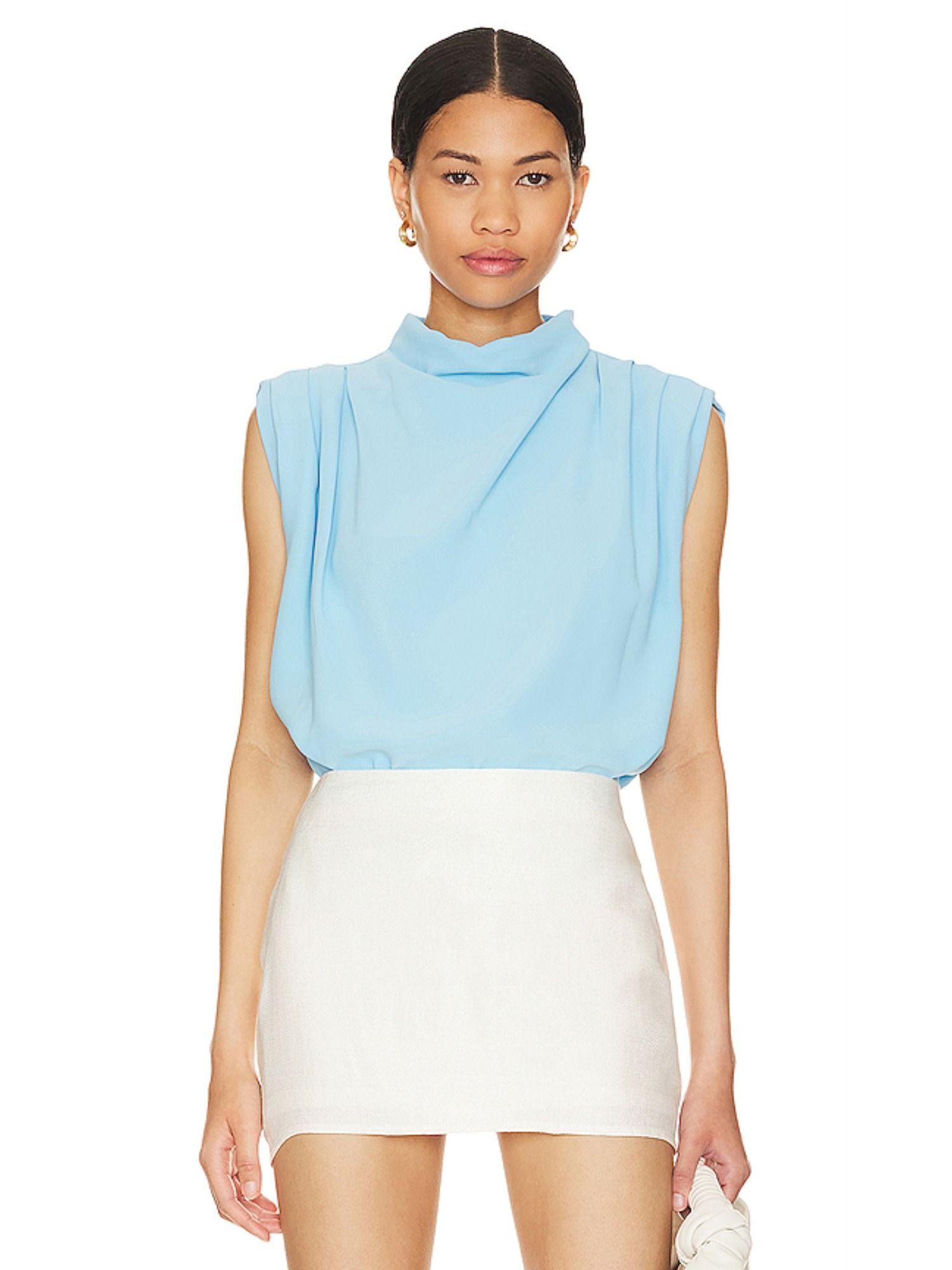 sleeveless fabienne top in