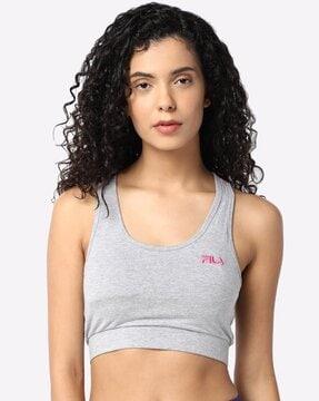 sleeveless non-wired sports bra