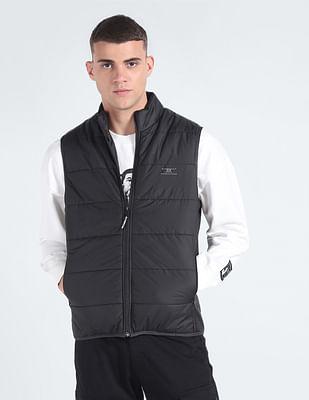 sleeveless solid jacket